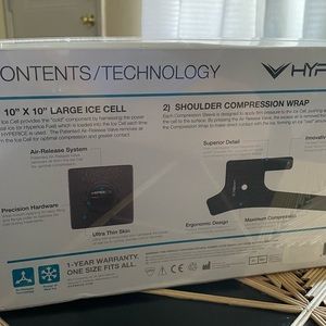 Ice compression device for LEFT shoulder/HYPERICE